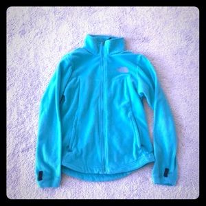 North Face Teal Fleece Jacket